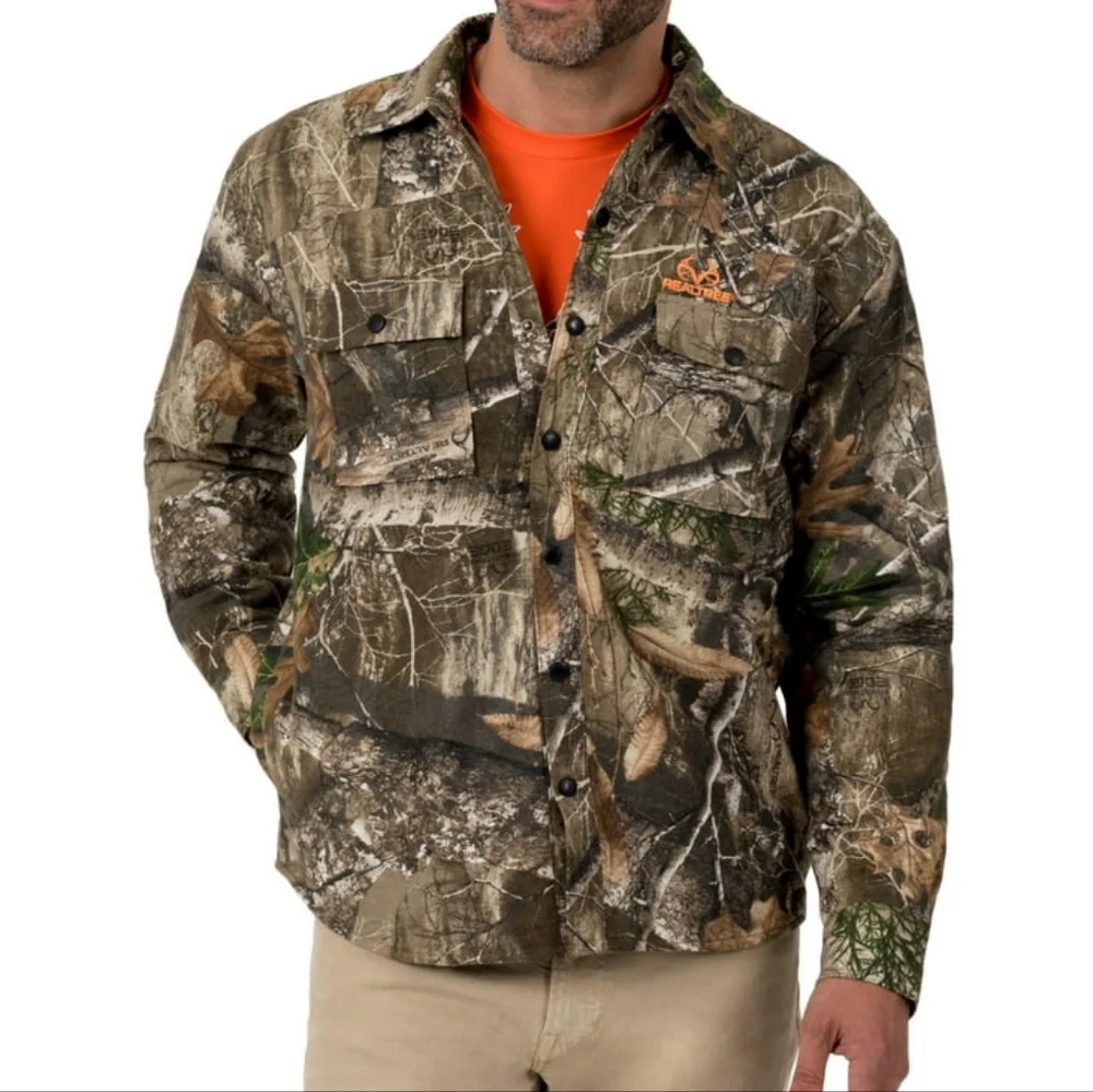 Realtree Duck Commander Camo Sporting Jacket Shirt